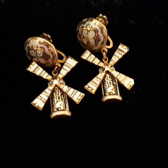 Lot of 2 pair of Vintage Earrings - Picture 5 of 8